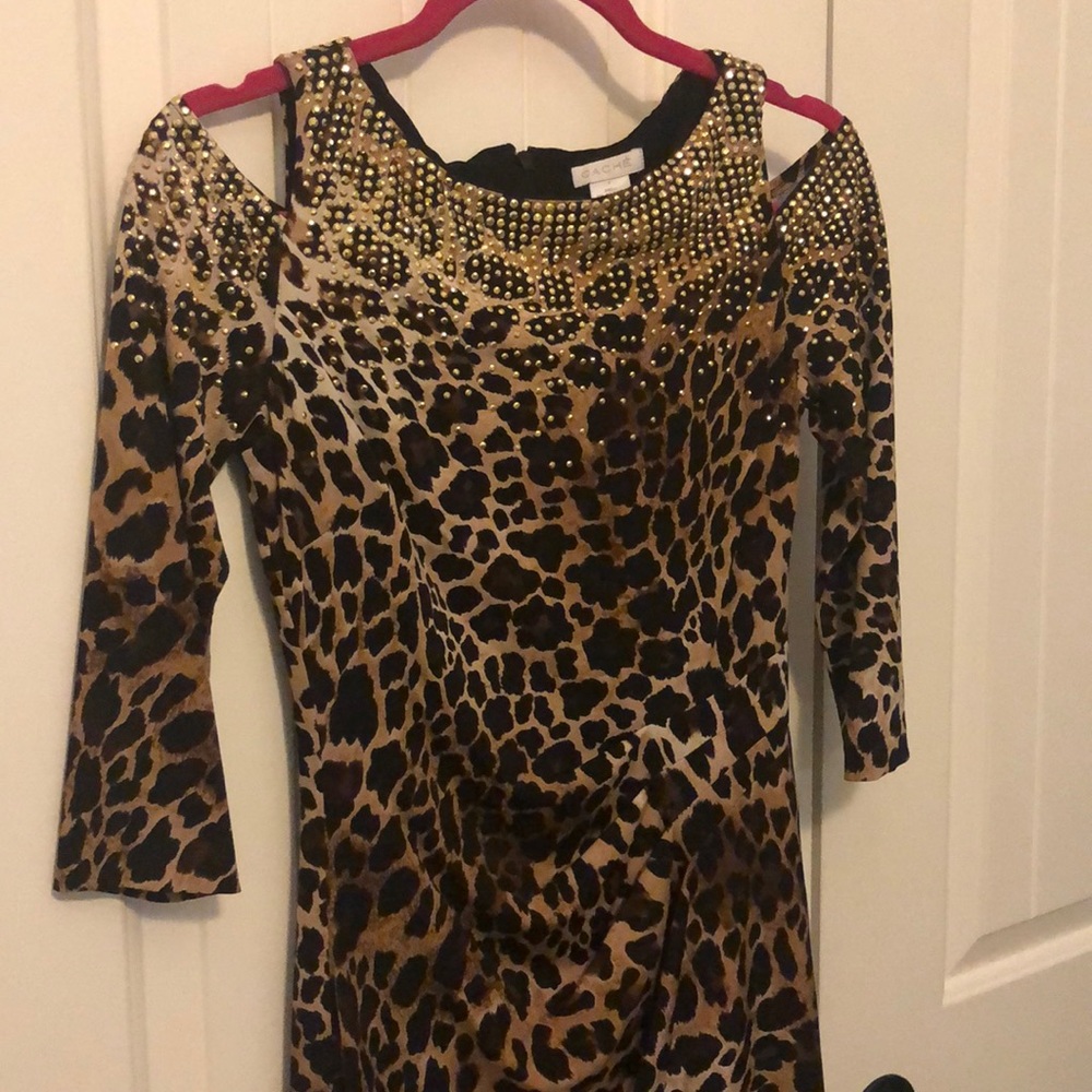 Super cute Leopard cocktail dress!!! Never worn!!!